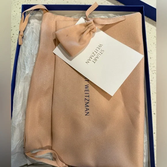 Stuart Weitzman Women's Nudist Vow Crystal Heel Sandals Size - Picture 7 of 11